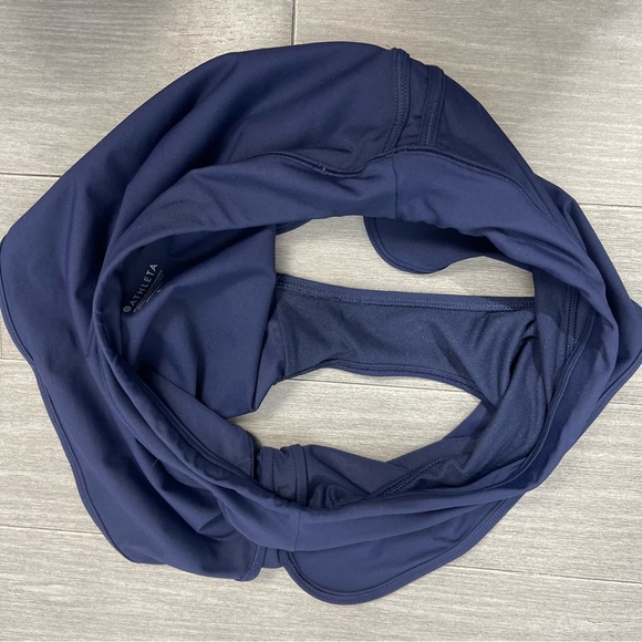 Athleta Tidal Swim Skirt in Ress Blue Size S P 405807 Beach Skort Tennis Golf - Picture 10 of 16